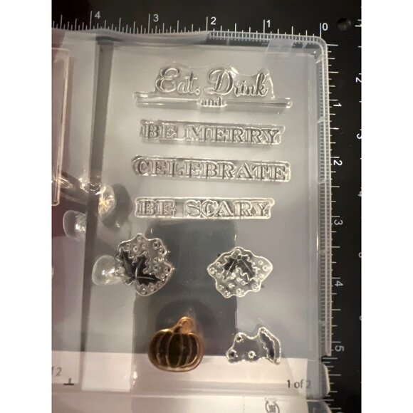 Stampin Up! Holiday Invitation Clear mount Stamps Set 135074 Thinlet - Picture 4 of 7